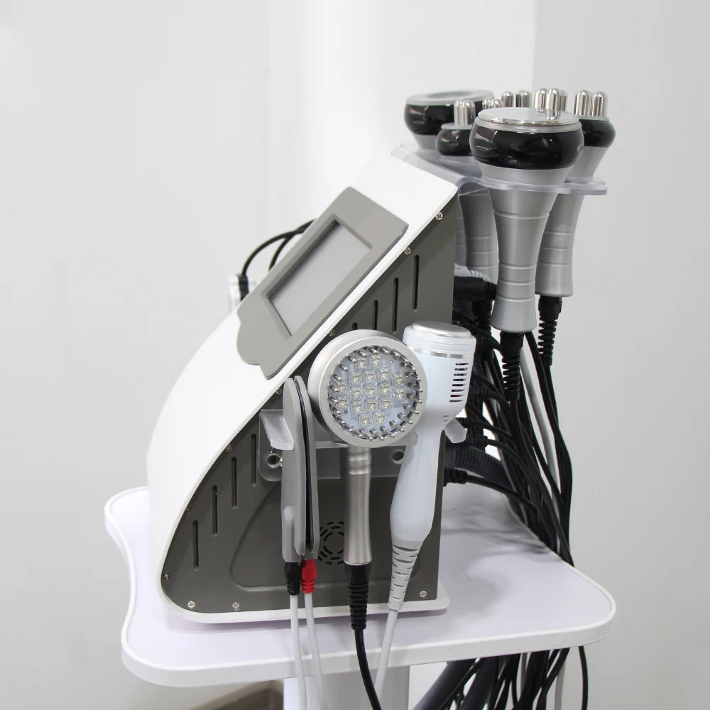 AOKO 9 in 1 Tool 80K Cavitation Ultrasonic Body Slimming Machine Multi-Polar Radio Anti-Wrinkle Rejuvenation Skin Lift Tighten