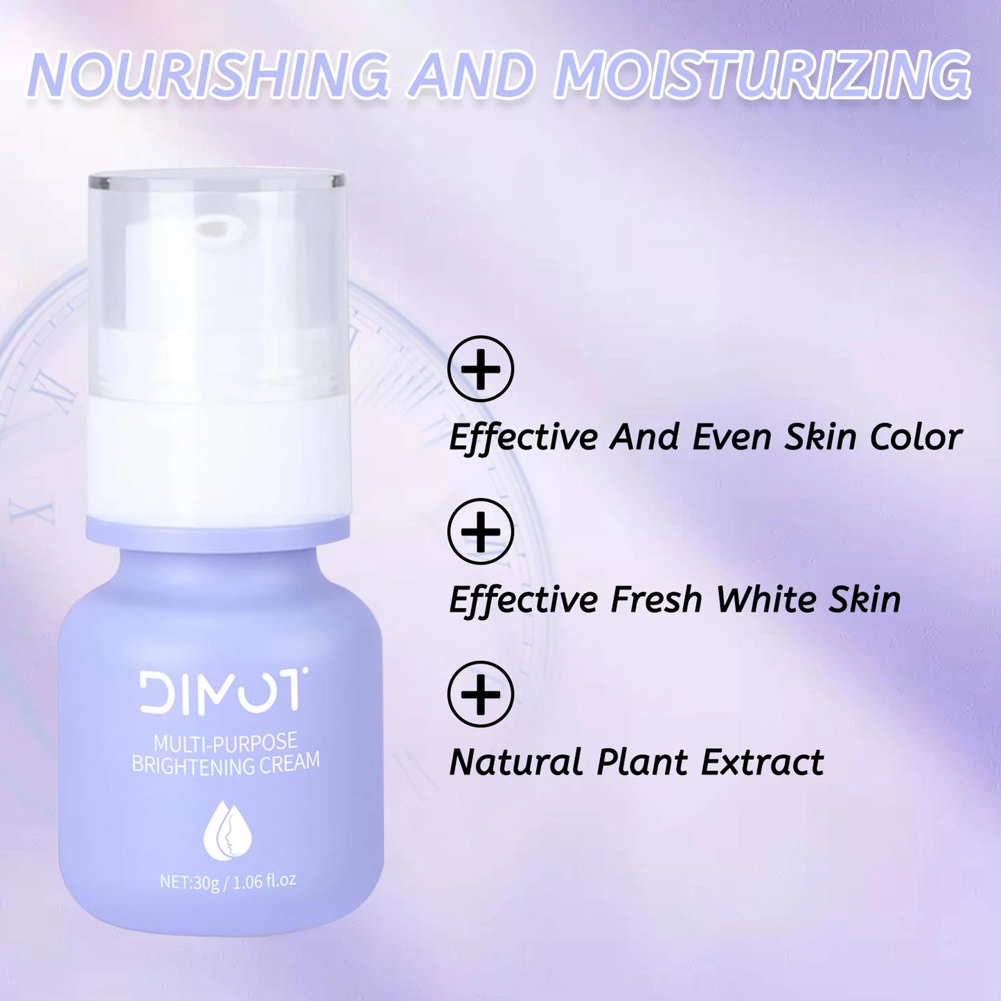 Pre makeup milk isolation cream, invisible pores brightening skin tone, and natural makeup cream